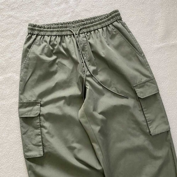 GU Cargo Ballon Parachute Pants Green Olive XL - Picture 4 of 8
